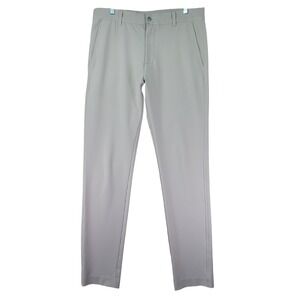 FootJoy‎ Golf Pants Mens 34x33.5 Beige Good Performance Stretch Flat Front